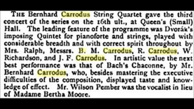 Carrodus - Wieniawski: Kujawiak (Mazurka), A Minor