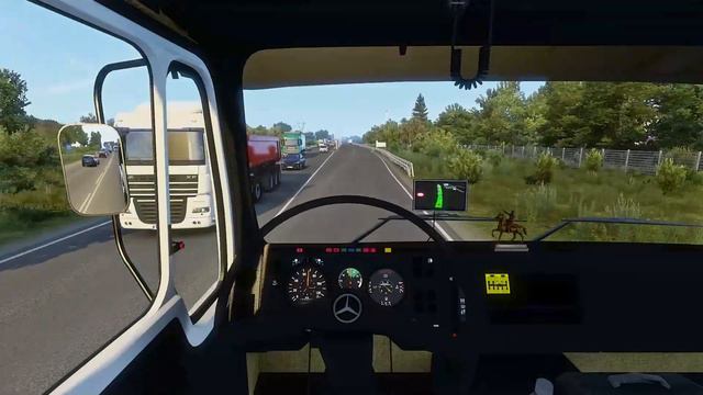 BOL SOHBETLİ SEFER! (Ets 2 1.48 Mercedes 1632 NG Çekicisi & Promods Harita Modu & Uzun Yol) смотреть онлайн