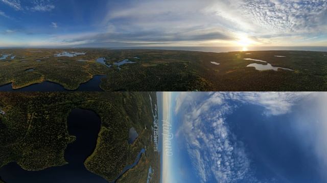 Solovetsky Islands, Russia. Aerial 360 video in 4K смотреть онлайн