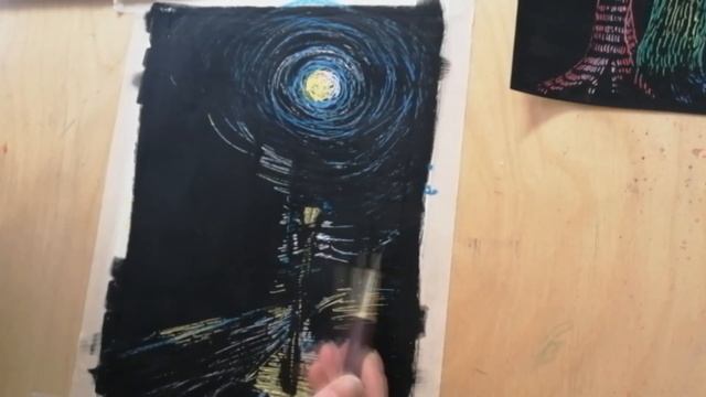 Рисуем вместе! Граттаж "Город" смотреть онлайн