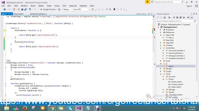 Insert Data Into Database Using AngularJS (1/2) смотреть онлайн