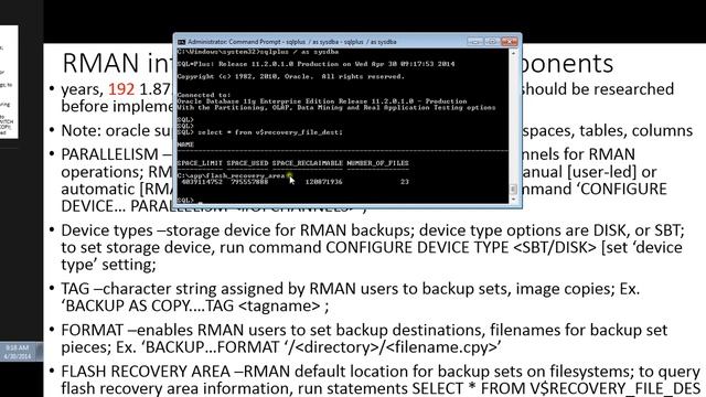 Oracle Recovery Manager: Become An RMAN Expert Tutorial 1 смотреть онлайн