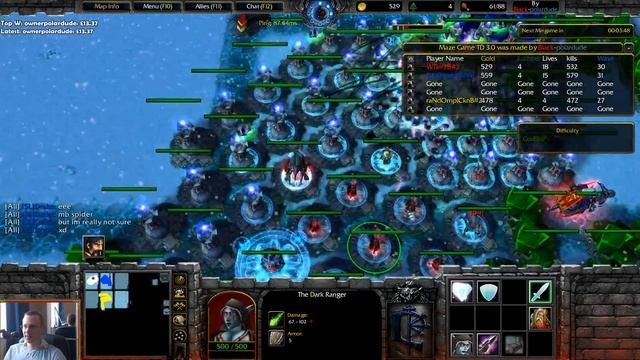 Warcraft 3 | Maze Game TD #2 смотреть онлайн