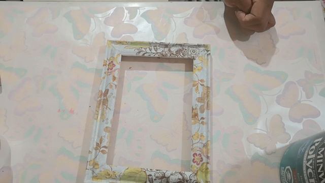 Decoupage photo frame tutorial смотреть онлайн