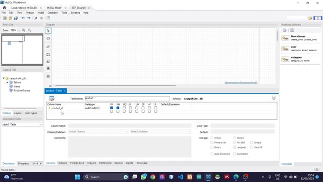 Using MySQL Workbench software to create a table with a database and a table using the ER Diagram. смотреть онлайн