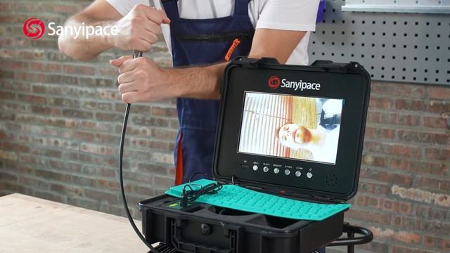 Sanyipace 10-inch Monitor Audio DVR Endoscope Camera with Keyboard смотреть онлайн