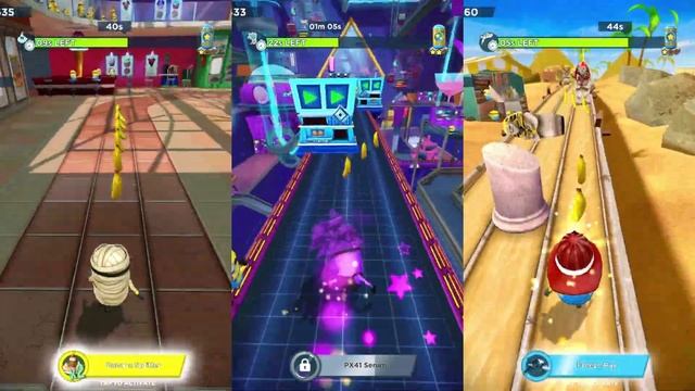 Minion Rush Sporty Kevin VS Firefighter VS Mummy смотреть онлайн