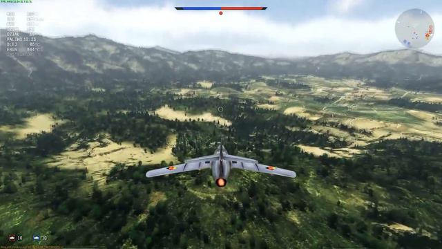 War Thunder - MiG-15 bis - Zabawa w ganianego смотреть онлайн