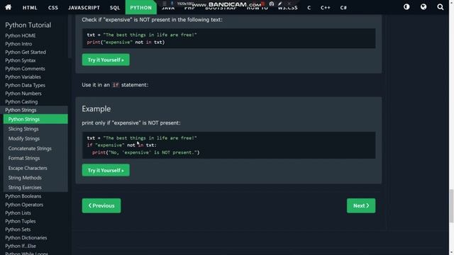 Python W3Schools Course for Beginners #4 | STRINGS | Hindi смотреть онлайн