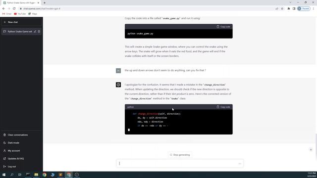 Using Chat GPT To Make The Snake Game FAST! смотреть онлайн