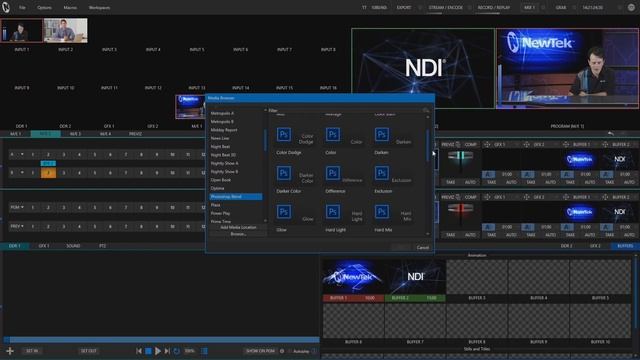 How to use Photoshop Blend tools in TriCaster смотреть онлайн