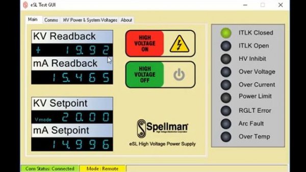 SL Graphical User Interface Demo