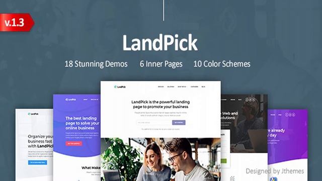 Landpick - Multipurpose Landing Pages WordPress Theme | Themeforest Website Templates and Themes смотреть онлайн