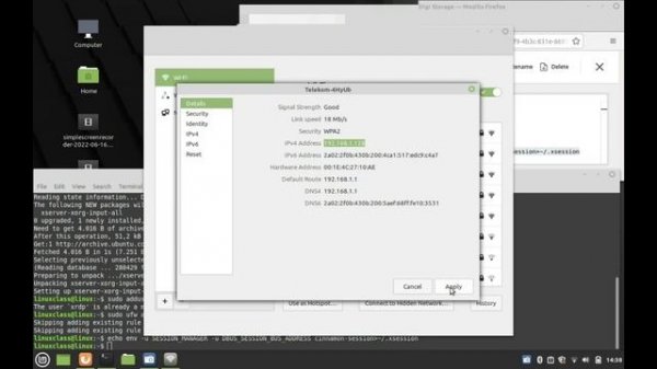 Linux Mint Remote Desktop xRDP from Windows