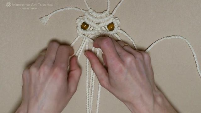 Macrame Owl Keychain Tutorial for Beginners| Macrame Keychain | Macrame Owl Tutorial смотреть онлайн