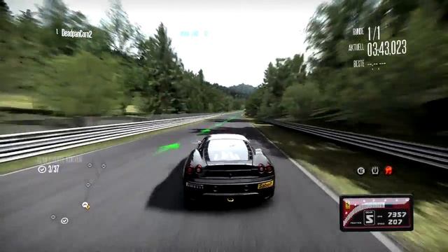 Need for Speed SHIFT, Ferrari F430 Challenge, Nordschleife,Xbox 360 смотреть онлайн