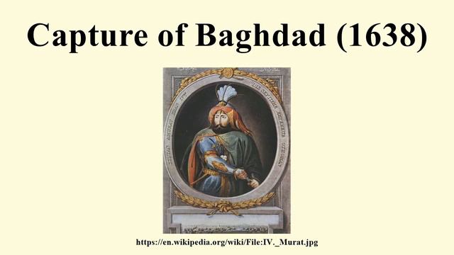 Capture of Baghdad (1638) смотреть онлайн