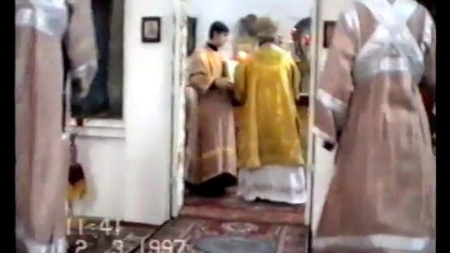 Служение Митрополита Филарета в Полоцке 1997 год. смотреть онлайн