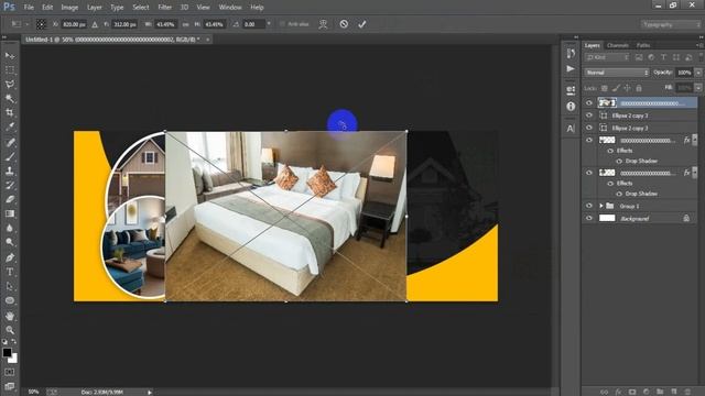 Real Estate Facebook Cover Banner Design in Photoshop Tutorial смотреть онлайн