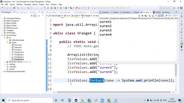 Java 8 features :: Lambda Expression Example Part 2 | Java 8 features for Beginners смотреть онлайн