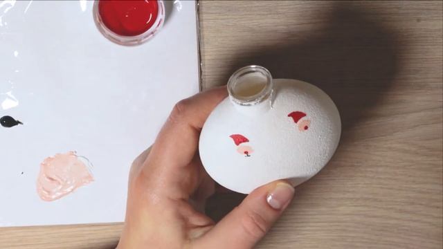 Милые елочные шары на елку / простая техника/ cute christmas balls смотреть онлайн