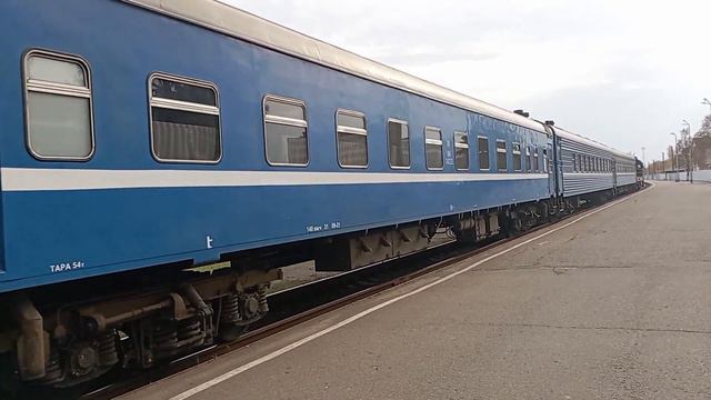 ЧМЭ3т-7069 увозит состав поезда номер 658Б Брест-Полоцк смотреть онлайн