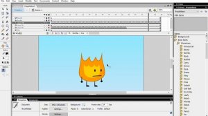 Macromedia flash 8 professional BFDI Firey test
