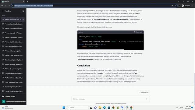 Python unicode string to string смотреть онлайн