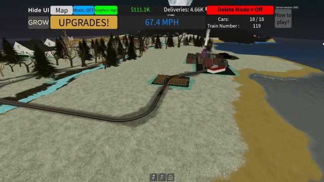 ro scale central railroad - classic train at night - roblox смотреть онлайн