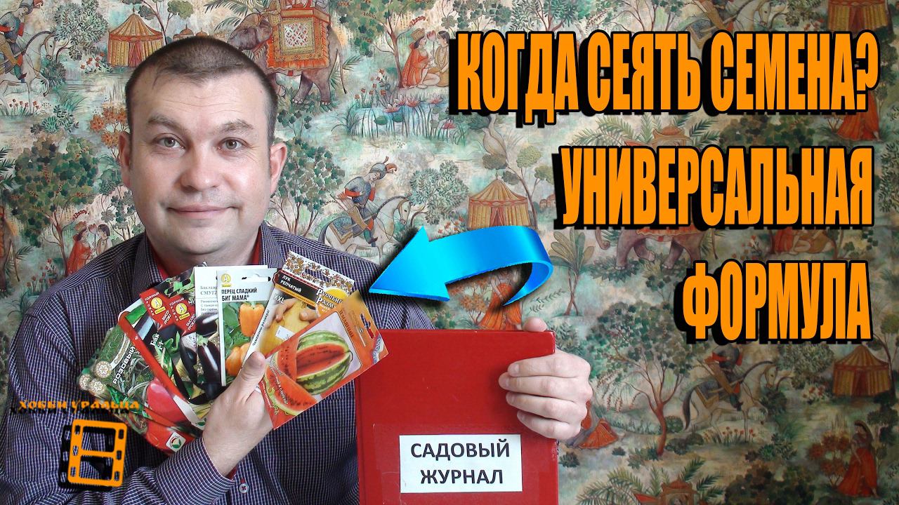 КОГДА СЕЯТЬ СЕМЕНА? УНИВЕРСАЛЬНАЯ ФОРМУЛА, ЧТОБЫ ВЫРАСТИТЬ ИДЕАЛЬНУЮ РАССАДУ, ПОЛУЧИТЬ РАННИЙ УРОЖАЙ смотреть онлайн