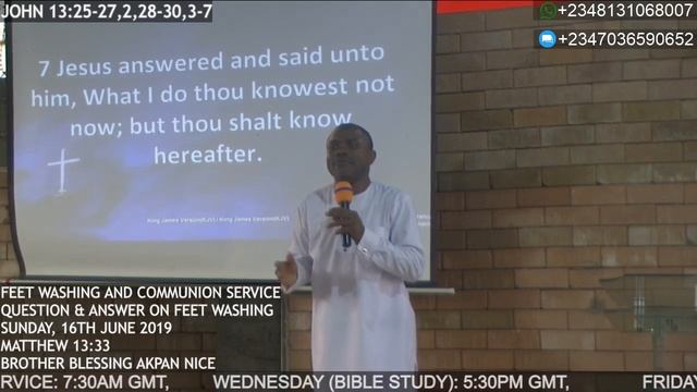 Life Assurance Tabernacle Feet Washing & Communion Service - 16th June 2019 смотреть онлайн