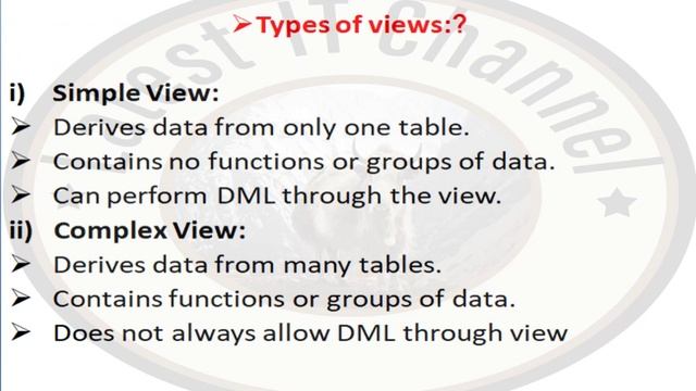 How to Create a View In Oracle database смотреть онлайн