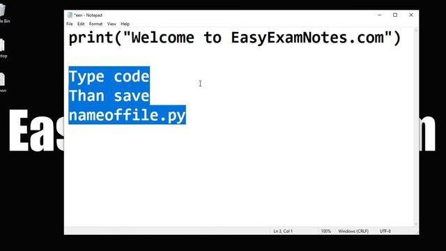 Python #02 | How to write and run Python programs using text editor and CMD | Hindi смотреть онлайн