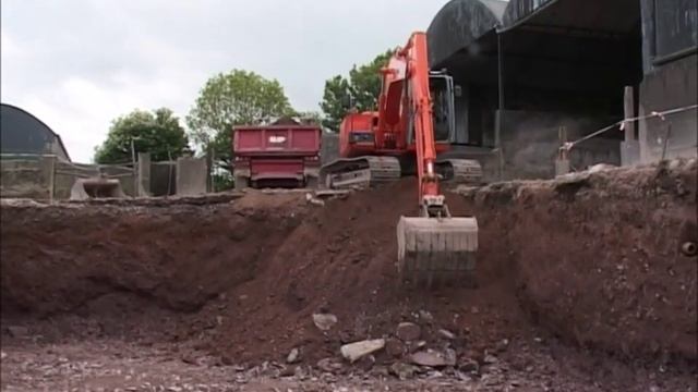 FIAT HITACHI EX135 with MF 5465 drawing смотреть онлайн