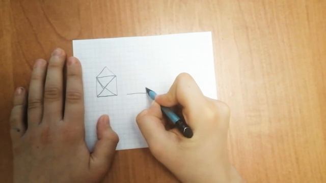 Рисунок конверт. Рисуем вместе. Графический рисунок. смотреть онлайн