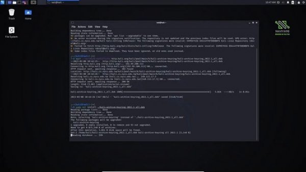 Some index files failed to download. They have been ignored, or old ones used instead. | Linux kali