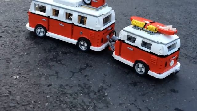 Lego RC VW Camper and trailer смотреть онлайн