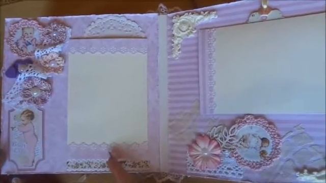 АЛЬБОМ РУЧНОЙ РАБОТЫ//В СТИЛЕ ШЕББИ-ШИК смотреть онлайн