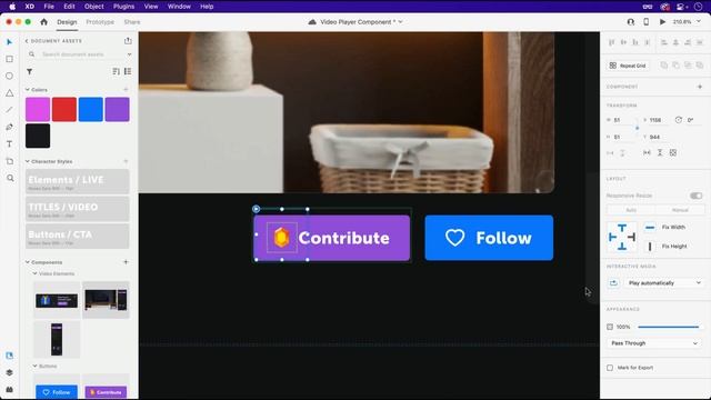 Lottie Animations on HOVER in Adobe XD смотреть онлайн