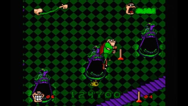 Super Nintendo (Snes) 16-bit Boogerman A Pick and Flick Adventure Stage 5 Pus Palace (Дворец Гноя)