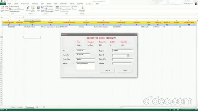IM/2016/028 VBA Mini Project (Hotel Management System) смотреть онлайн