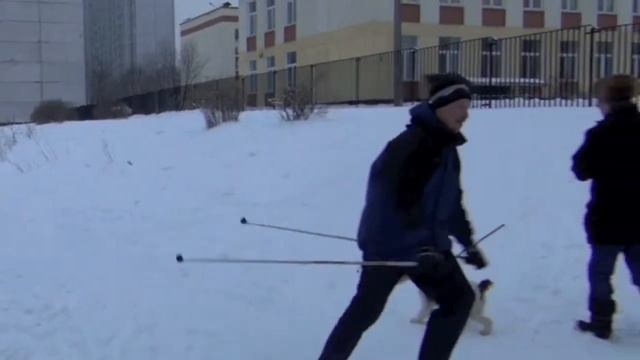 Прогулка на лыжах смотреть онлайн