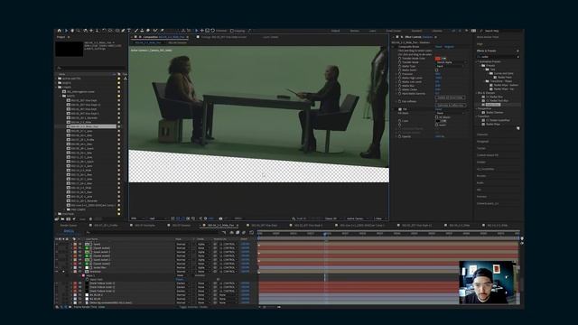 Real 3D shadows with greenscreen footage in Blender смотреть онлайн