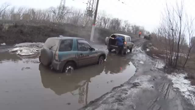 Гидроудар у Тойоты Рав. Покатушки для неё не закончились))))
