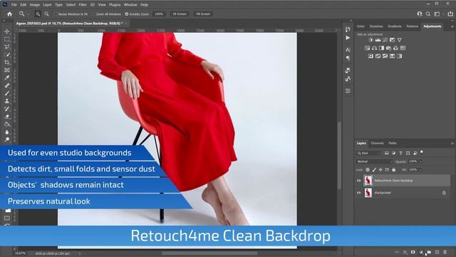 Retouch4me: AI based retouching plugins (Retouch4me Clean Backdrop) смотреть онлайн