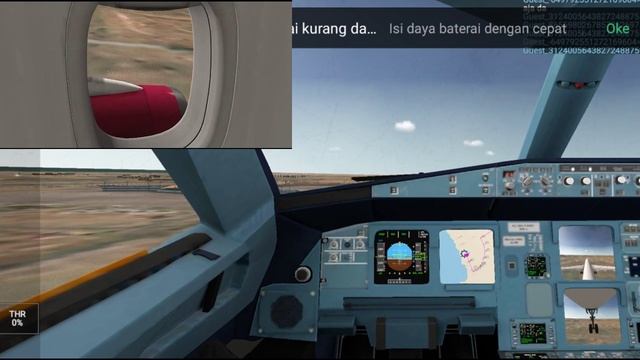 Landing Jakarta-Jeddah Batik Air-real Flight Simulator