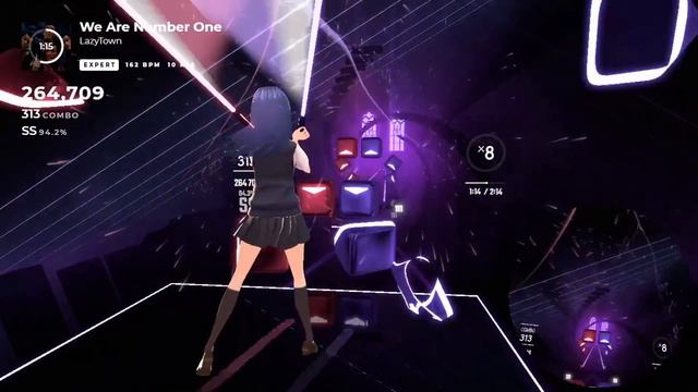 [Beat Saber] We Are Number One (EXPERT) смотреть онлайн