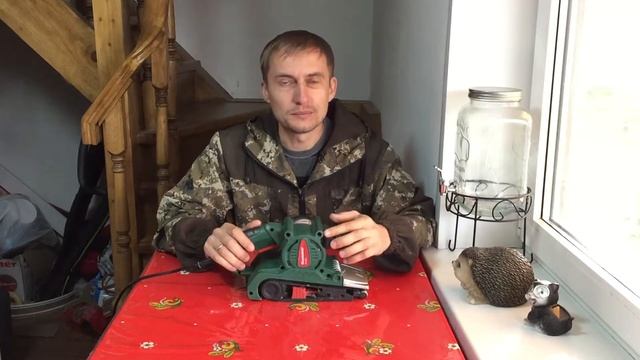 Ленточная шлифовальная машинка Hammer LSM800B. Обзор и отзыв смотреть онлайн
