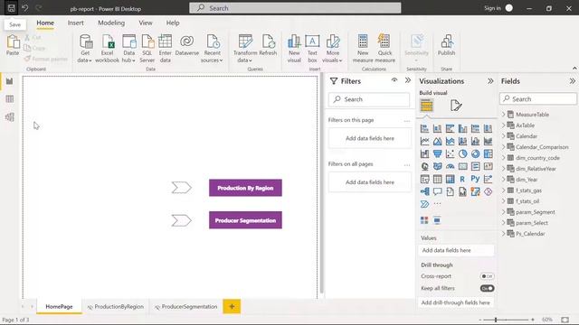Create a Home Page in Power BI смотреть онлайн